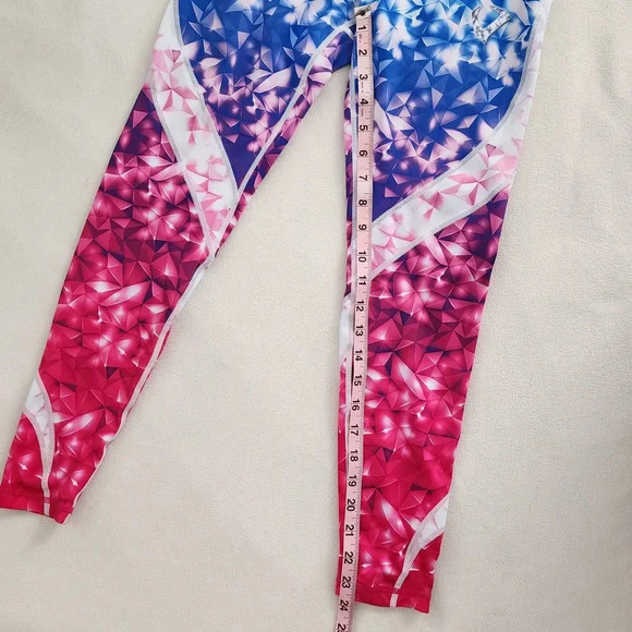 Violate the Dresscode Geometric Leggings, Workout Pants High Waist - Picture 7 of 7